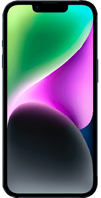 Vue de face de iPhone 14