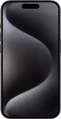 Vue de face de iPhone 15 Pro