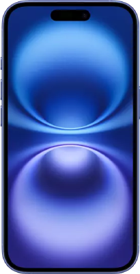 Vue de face de iPhone 16 Plus