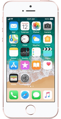 Vue de face de iPhone 5s