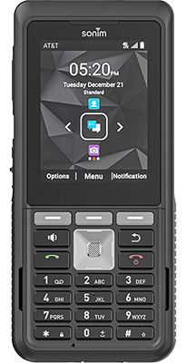 Vue de face de Sonim XP5Plus (no Knobs)